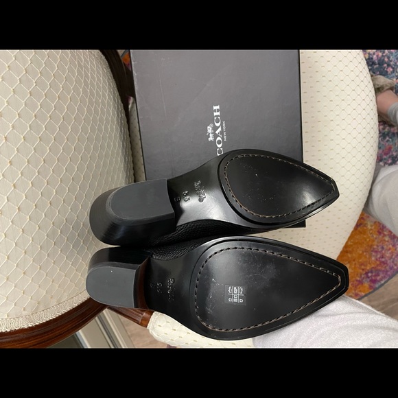 Coach Bandit Zip Pebble Booties Never Worn NWB - Picture 5 of 8